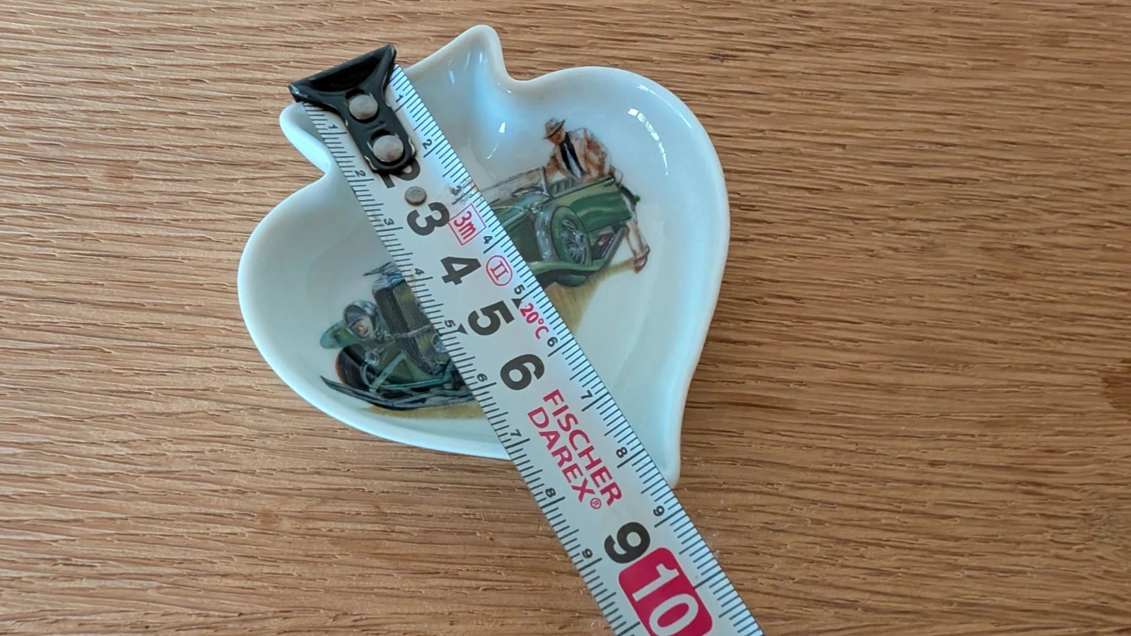 pique pocket ashtray Limoges porcelain claude brachet old car bentley – photo 9